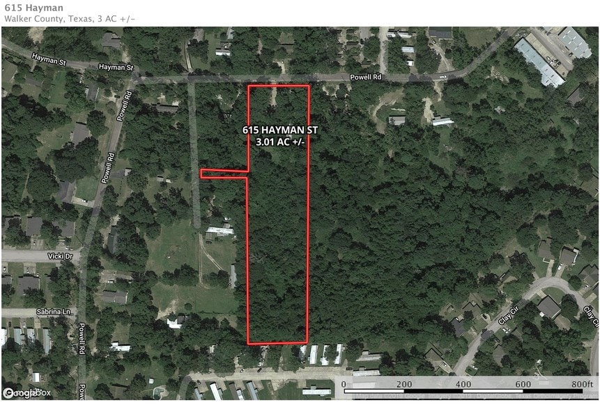 615 Hayman St, Huntsville, TX for sale - Plat Map - Image 1 of 1