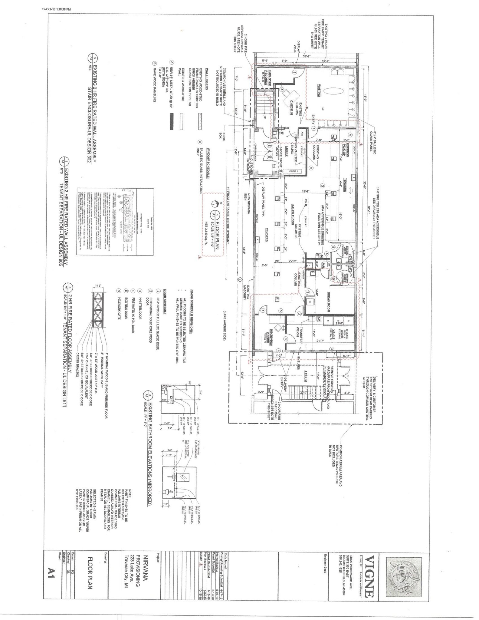 223-229 Lake Ave, Traverse City, MI for lease Site Plan- Image 1 of 1