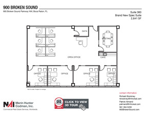 900 Broken Sound Pky NW, Boca Raton, FL for lease Floor Plan- Image 2 of 6
