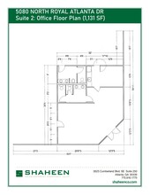 5080 N Royal Atlanta Dr, Tucker, GA for lease Floor Plan- Image 1 of 4