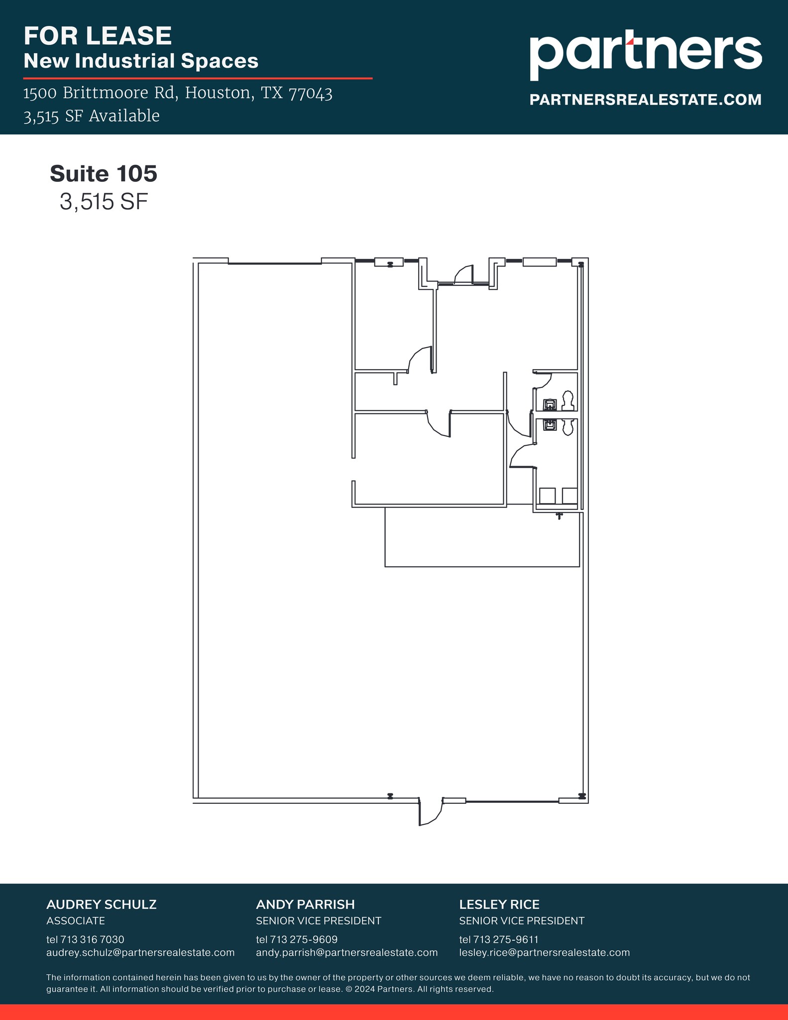 1500 Brittmoore Rd, Houston, TX for lease Site Plan- Image 1 of 1