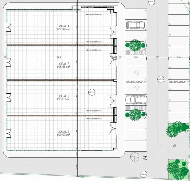 Retail in Perpignan for lease - Floor Plan - Image 3 of 6