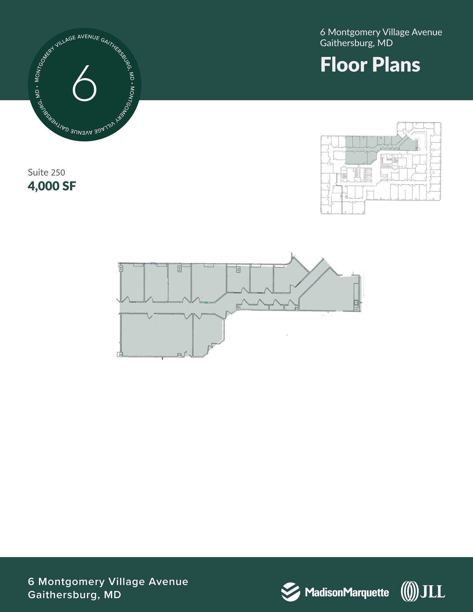 6 Montgomery Village Ave, Gaithersburg, MD for lease Floor Plan- Image 1 of 2