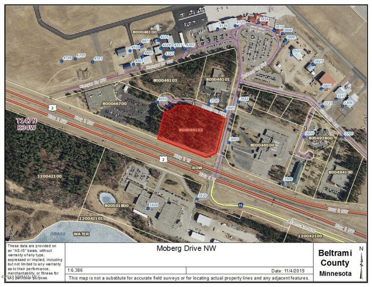 Moberg Dr, Bemidji, MN for sale - Aerial - Image 1 of 1