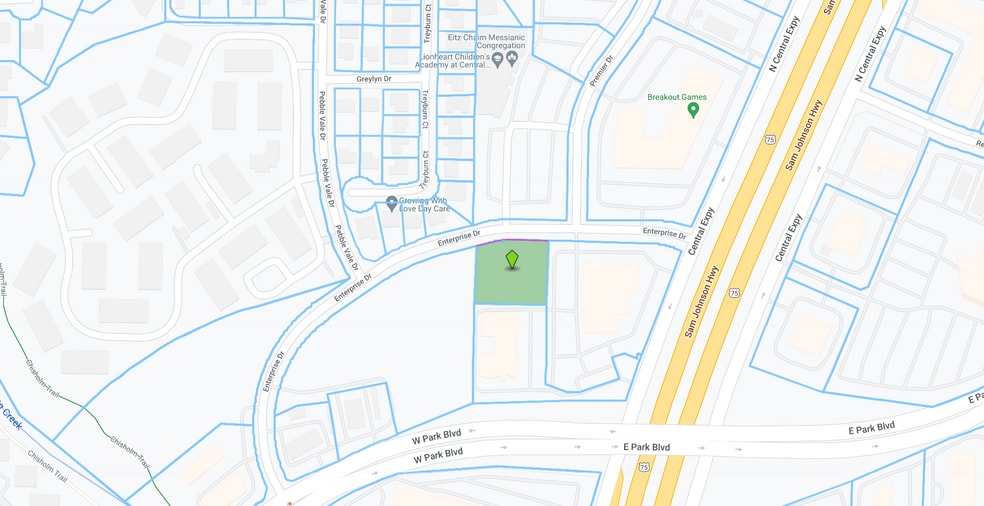 Central Expy & Park Blvd, Plano, TX for lease - Plat Map - Image 3 of 3