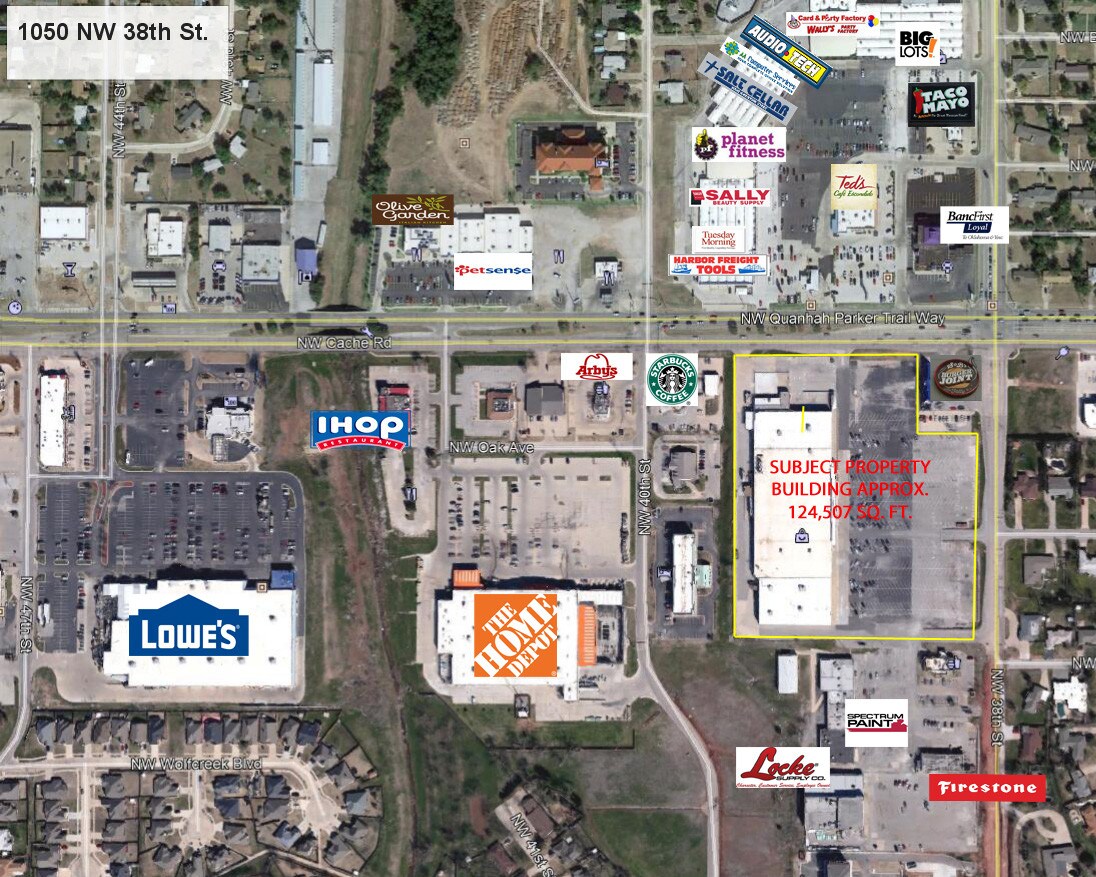 1050 NW 38th St, Lawton, OK for sale Aerial- Image 1 of 1