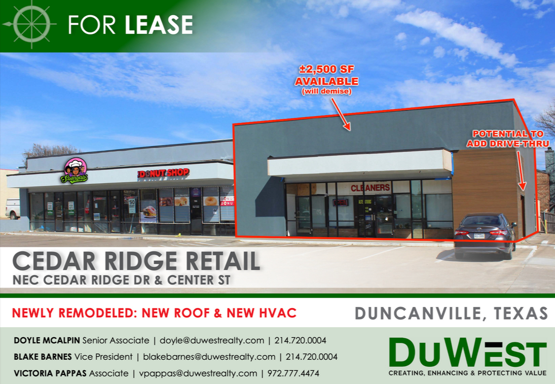 106 N Cedar Ridge Dr, Duncanville, TX for lease Building Photo- Image 1 of 5