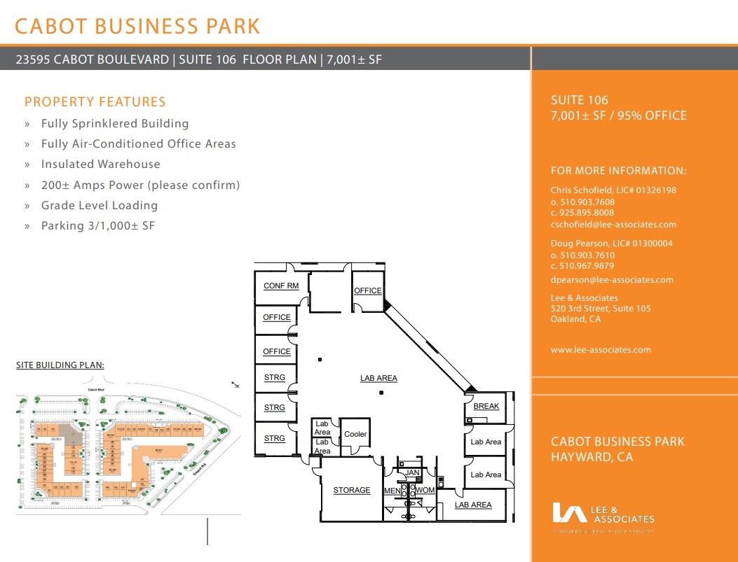 23785 Cabot Blvd, Hayward, CA for lease Floor Plan- Image 1 of 1