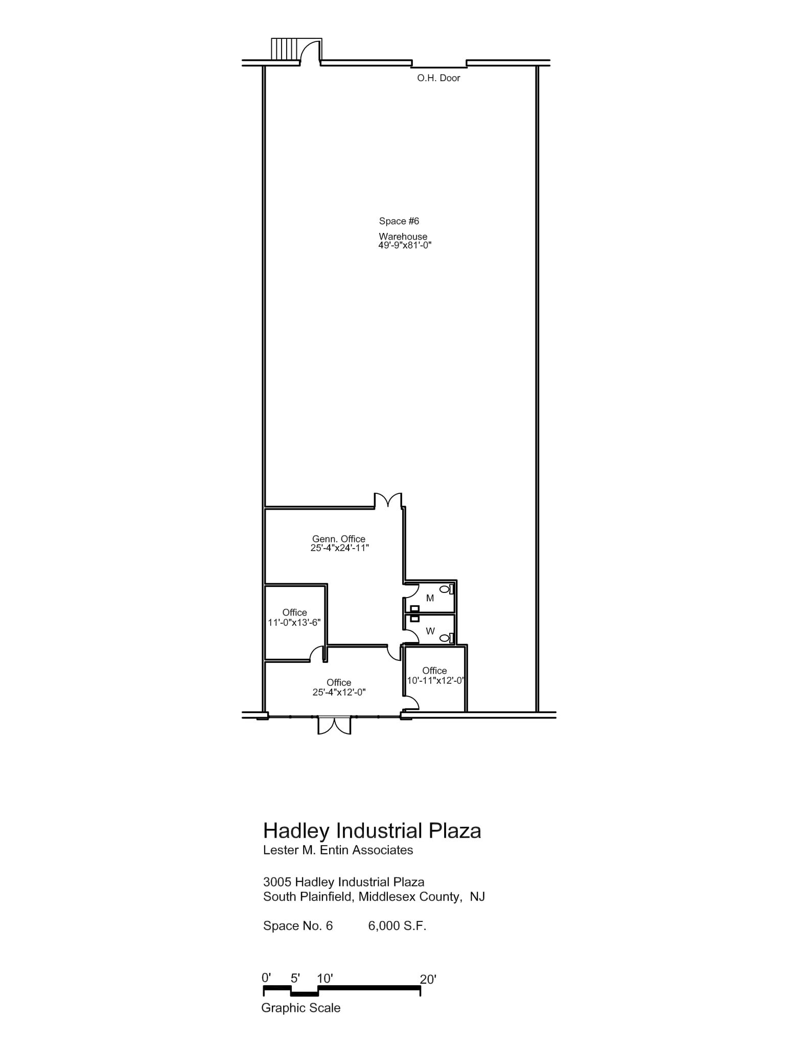 3005 Hadley Rd, South Plainfield, NJ for lease Site Plan- Image 1 of 1