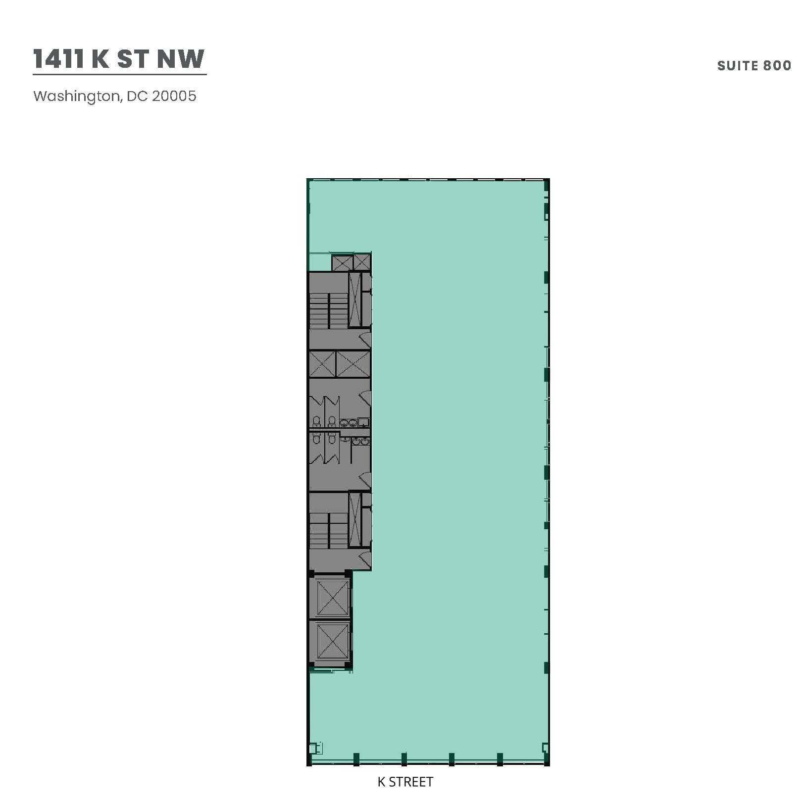 1411 K St NW, Washington, DC for lease Floor Plan- Image 1 of 3