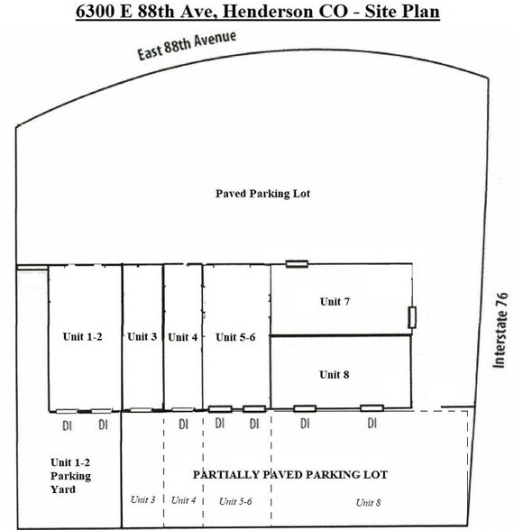 6300 E 88th Ave, Henderson, CO for lease - Site Plan - Image 2 of 10