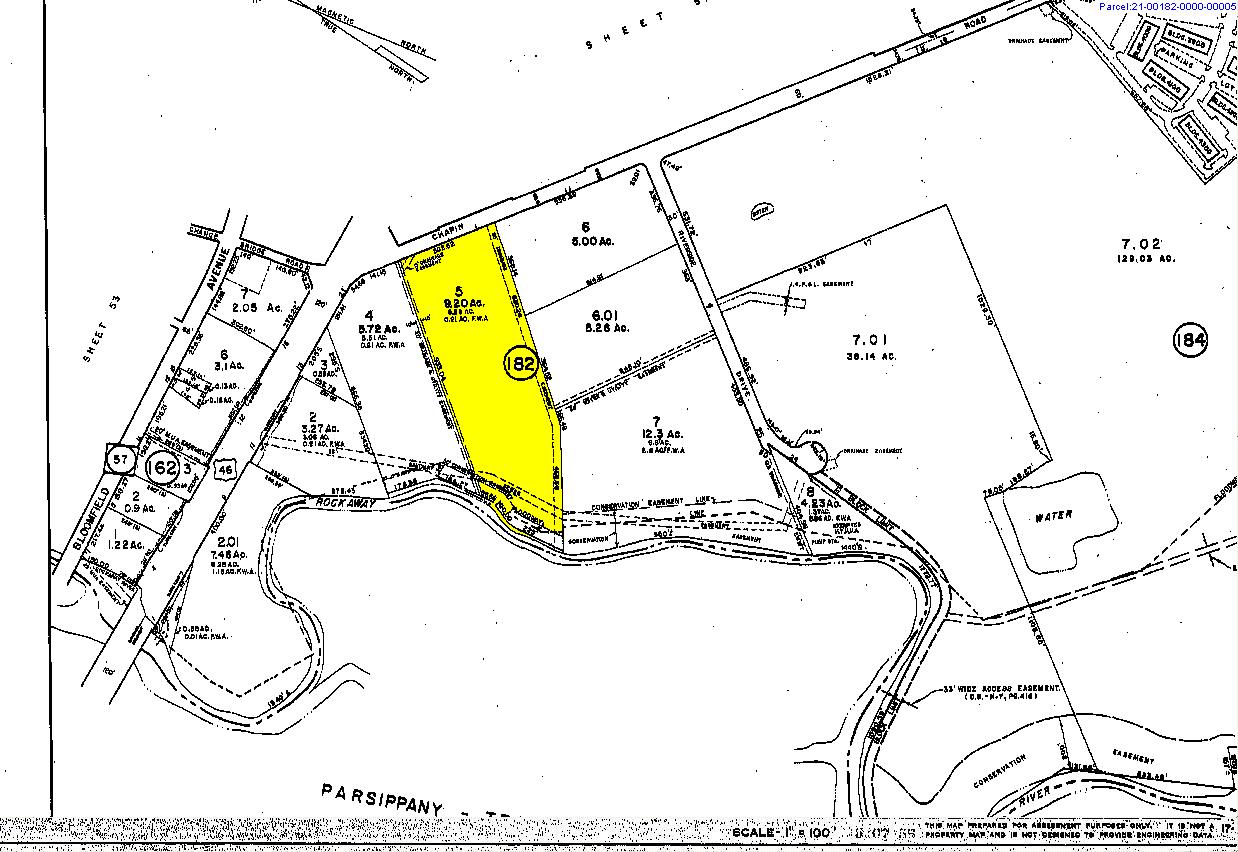 1 Chapin Rd, Pine Brook, NJ for sale Plat Map- Image 1 of 1