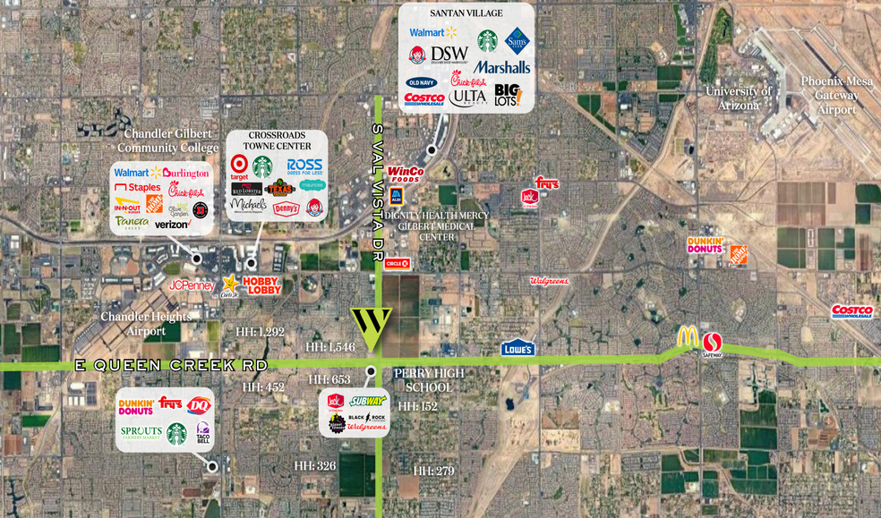 NWC Val Vista & Queen Creek, Gilbert, AZ for sale - Building Photo - Image 3 of 3