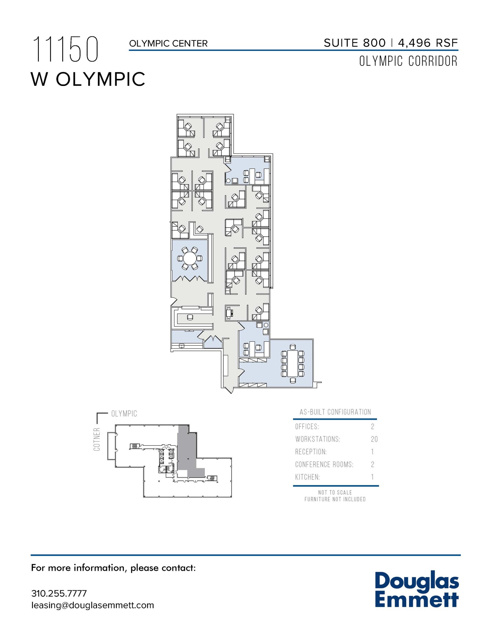 11150 W Olympic Blvd, Los Angeles, CA for lease Floor Plan- Image 1 of 1