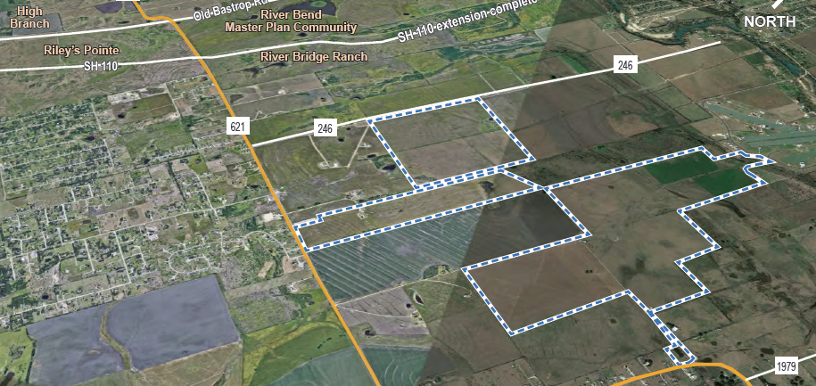 FM 621 (Staples Rd) & County Rd 246 (Scull Rd), San Marcos, TX for sale Aerial- Image 1 of 2