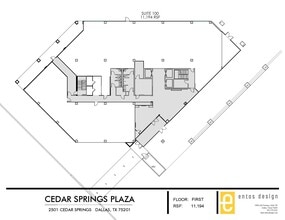 2501 Cedar Springs Rd, Dallas, TX for lease Floor Plan- Image 1 of 1