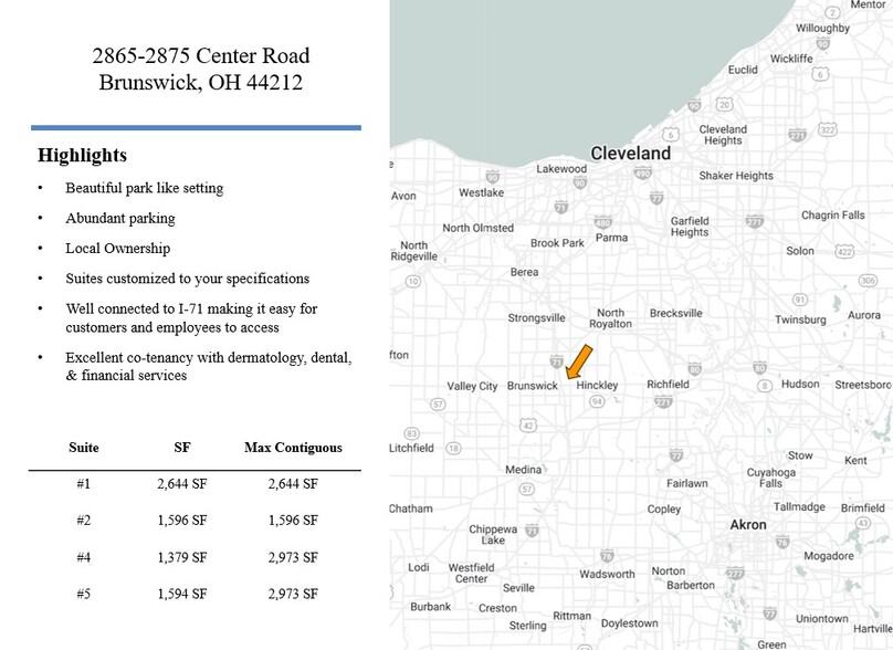 2875 Center Rd, Brunswick, OH for lease - Building Photo - Image 2 of 11