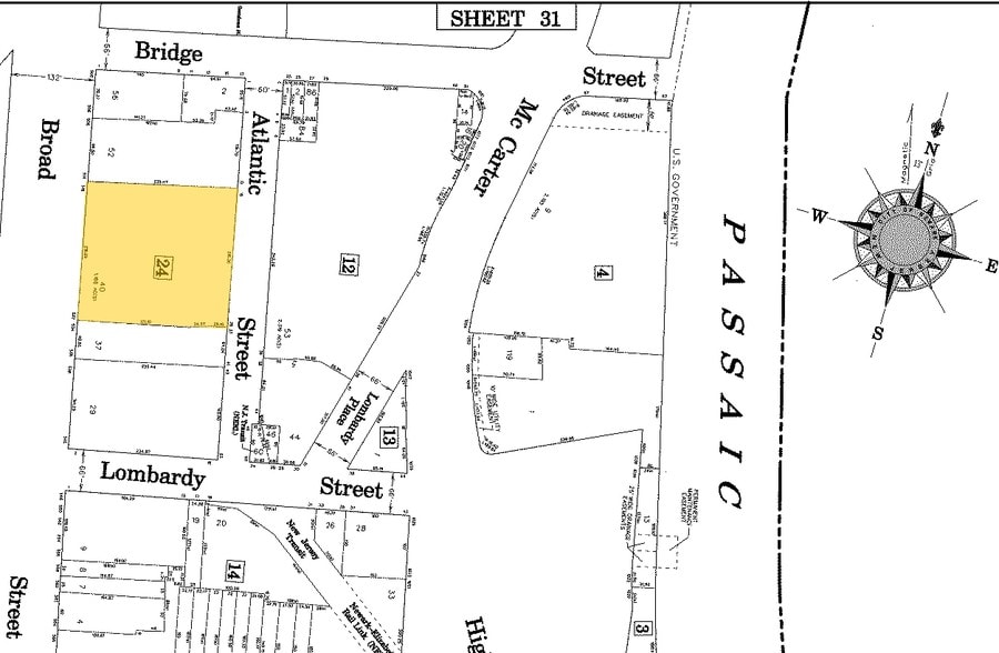 520 Broad St, Newark, NJ for lease - Plat Map - Image 2 of 27