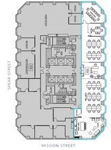 101 Mission St, San Francisco, CA for lease Floor Plan- Image 1 of 1
