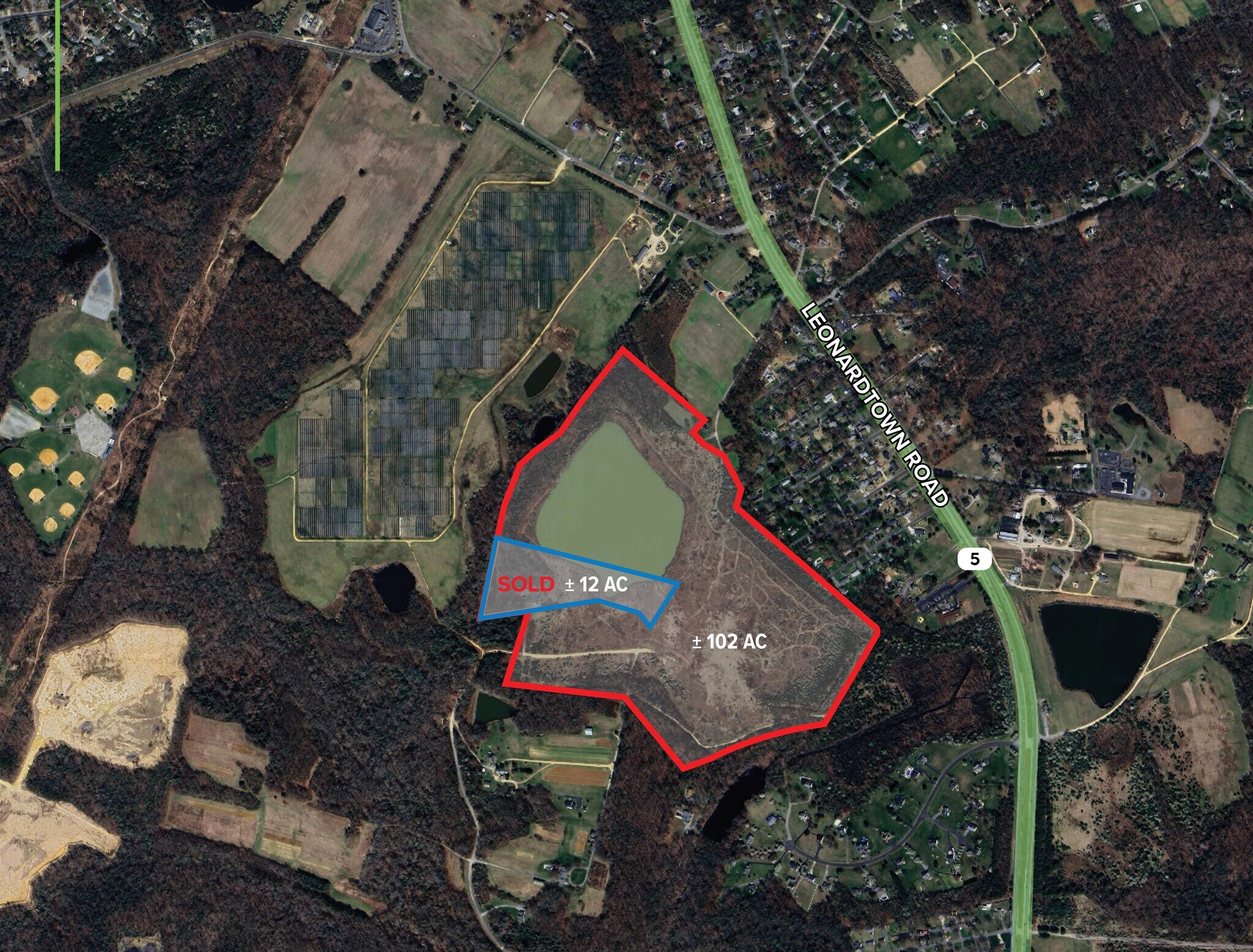 13025 Tommy Middleton Ln, Waldorf, MD for sale Aerial- Image 1 of 4