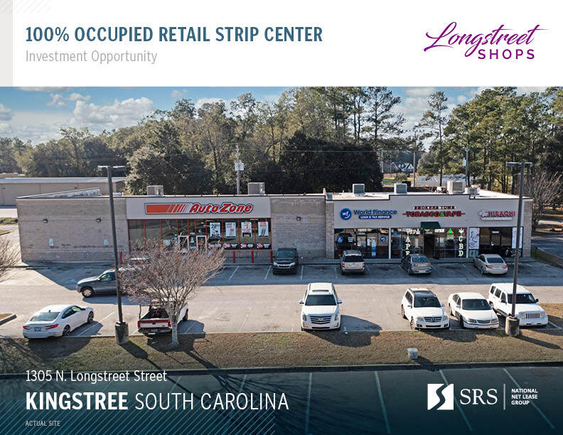 1305 N Longstreet St, Kingstree, SC 29556 AutoZone 100 Occupied