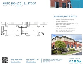 4248 Meridian Pky, Aurora, IL for sale Floor Plan- Image 2 of 3