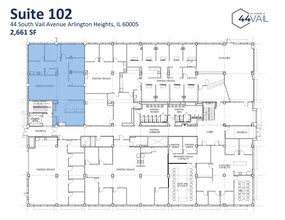 44 S Vail Ave, Arlington Heights, IL for lease Site Plan- Image 1 of 1