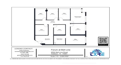 4004 Belt Line Rd, Addison, TX for lease Floor Plan- Image 1 of 1