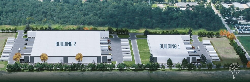 878 Rushcreek Dr, Houston, TX for lease - Aerial - Image 2 of 4