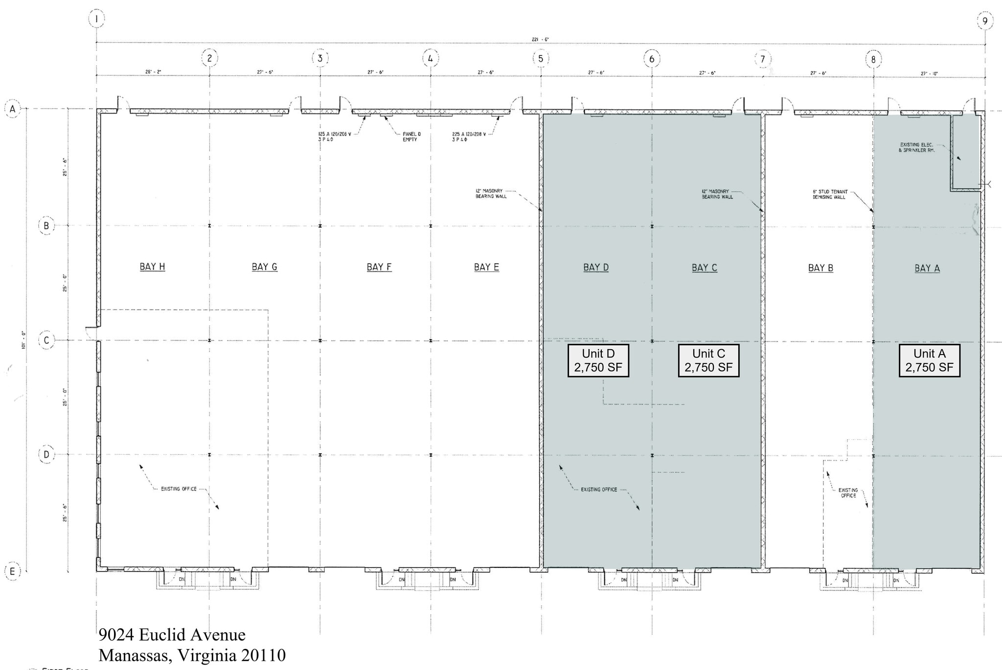 9024 Euclid Ave, Manassas, VA for lease Interior Photo- Image 1 of 1
