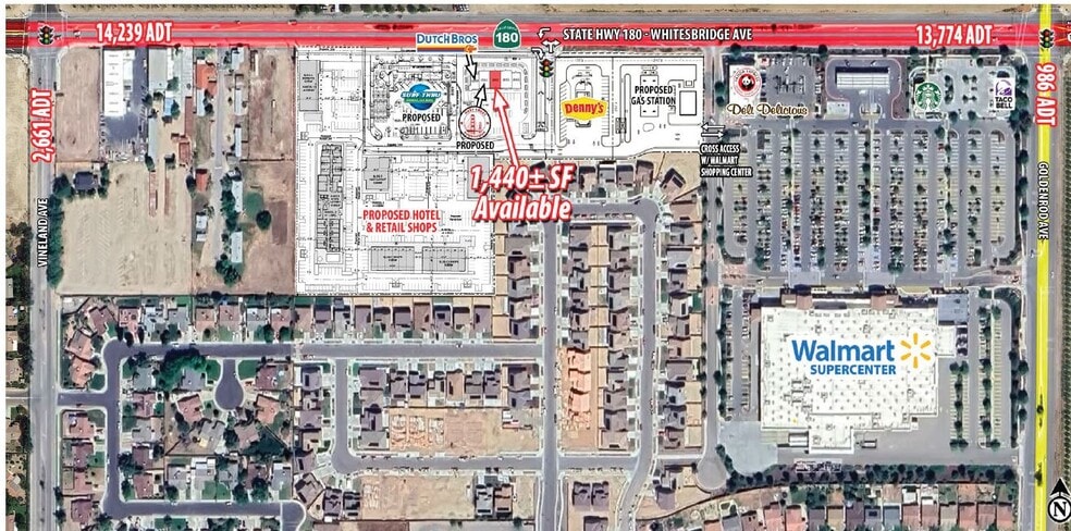 14025-14075 W Whitesbridge Ave, Kerman, CA for lease - Building Photo - Image 1 of 2