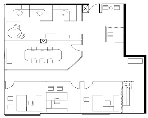 1200 Prospect St, La Jolla, CA for lease Floor Plan- Image 1 of 1