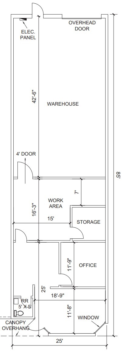 1225 W College Ave, Carrollton, TX for lease Floor Plan- Image 1 of 1