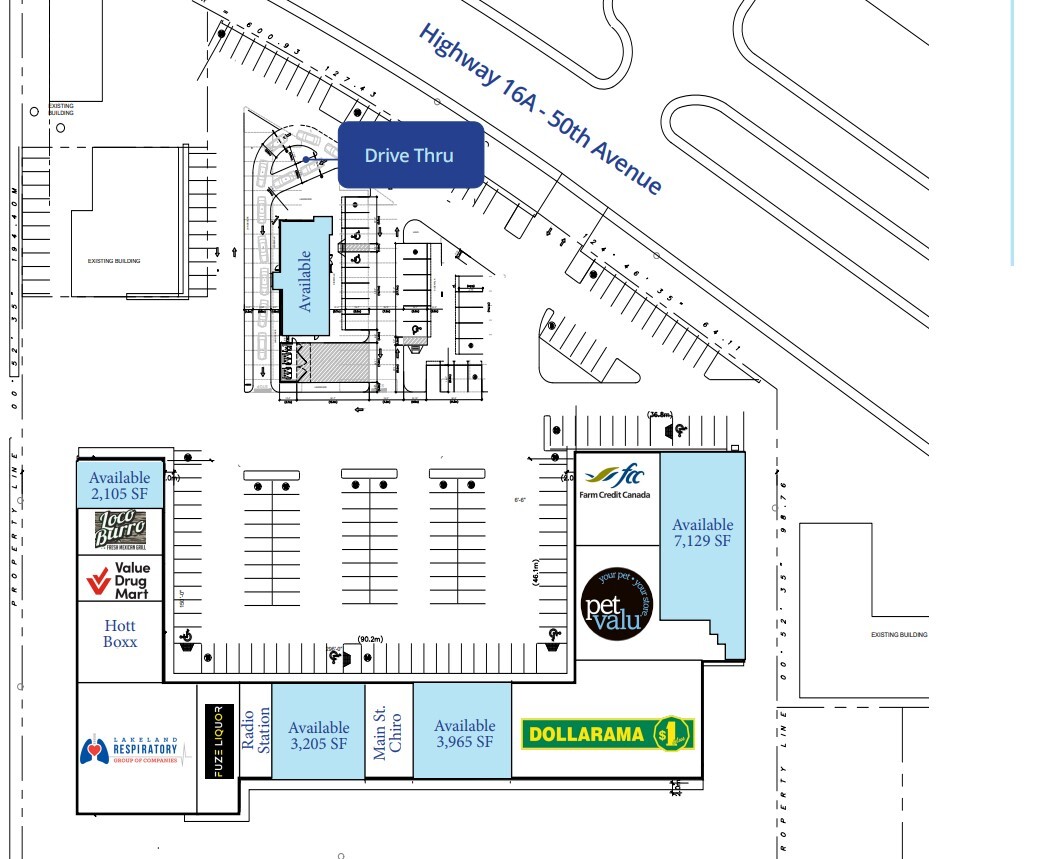 5341 50 Ave, Vegreville, AB for lease Floor Plan- Image 1 of 1