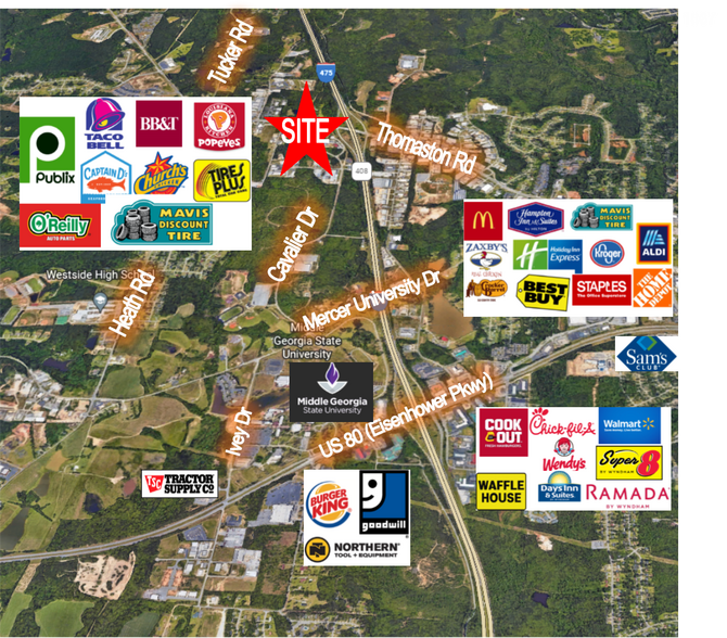 4031-4035 Cavalier Dr, Macon-Bibb, GA for sale - Building Photo - Image 1 of 2