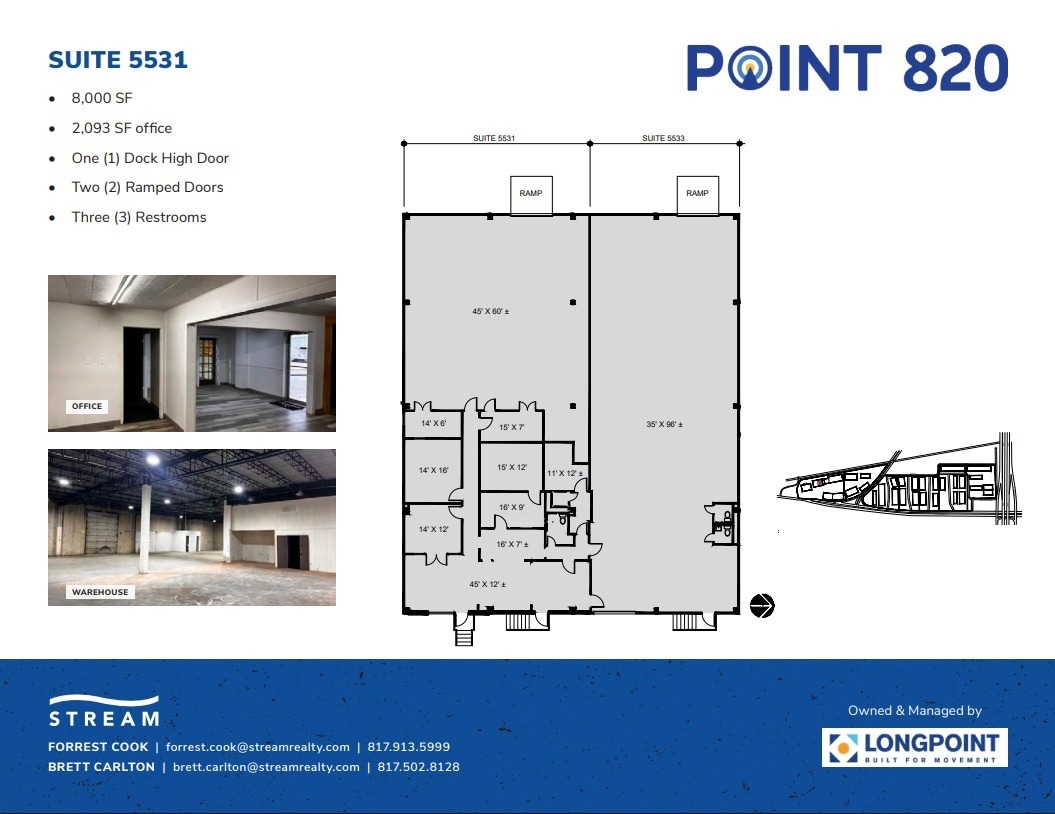 5721 E Rosedale St, Fort Worth, TX for lease Floor Plan- Image 1 of 1