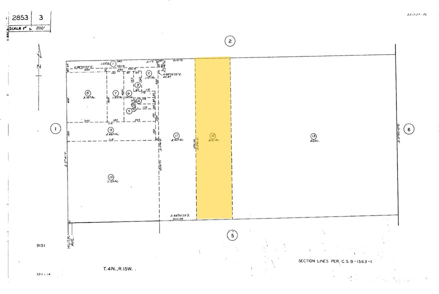 The Old Dirt Rd, Agua Dulce, CA for sale - Plat Map - Image 3 of 3