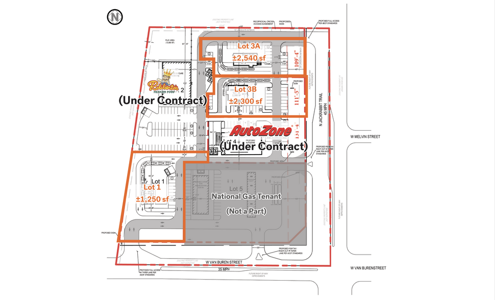 NWC of Van Buren & JackRabbit Trail, Buckeye, AZ for lease - Building Photo - Image 3 of 3