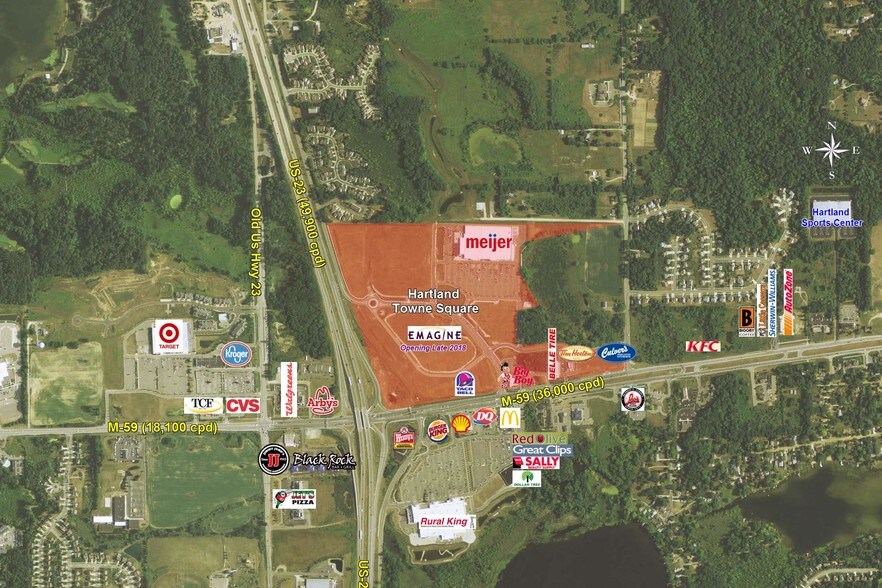 M59 & US 23 Rd, Hartland, MI 48353