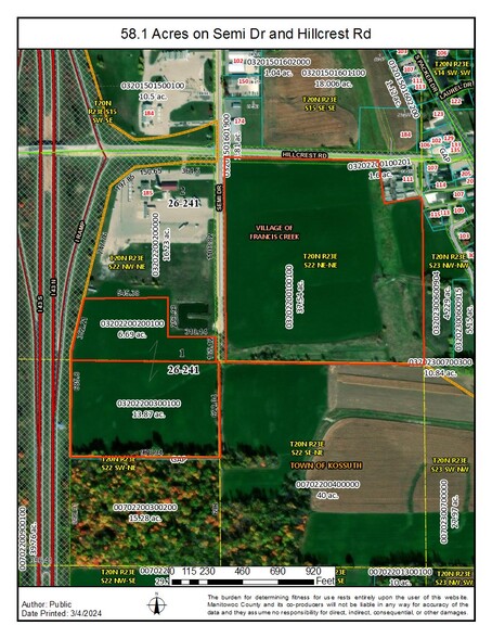 58.1 Acres Hillcrest Road and Semi Drive, Francis Creek, WI 54214 - 58. ...