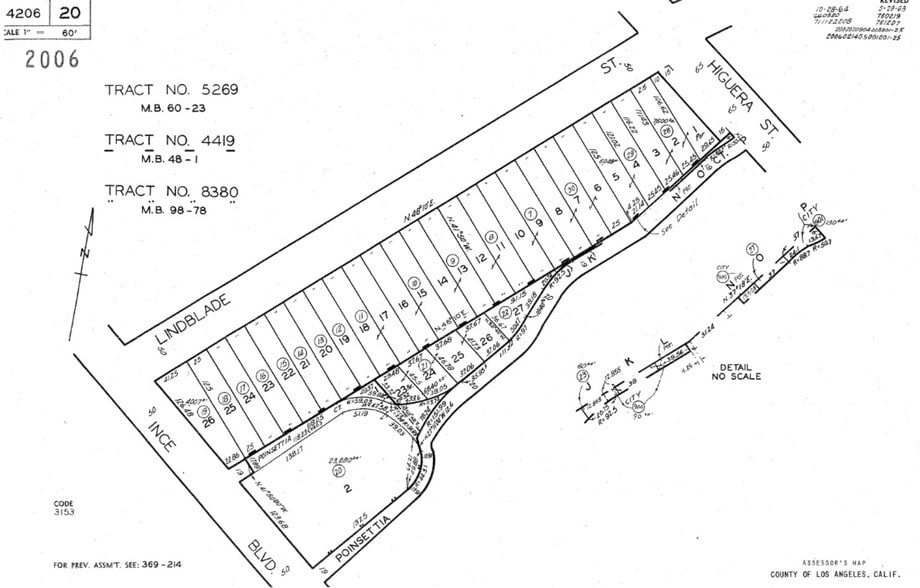 3960 Ince Blvd, Culver City, CA for lease - Plat Map - Image 3 of 3