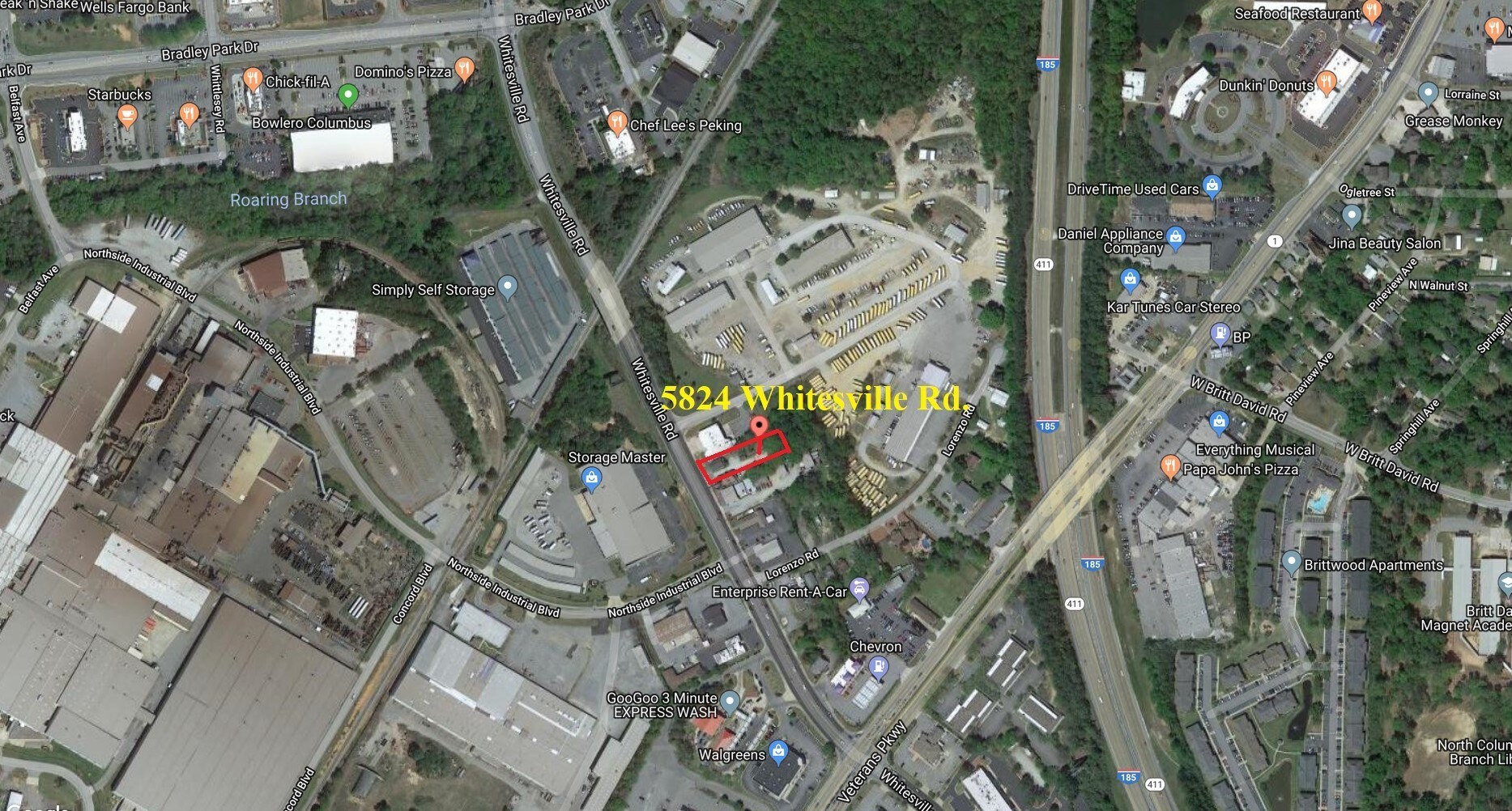 5824 Whitesville Rd, Columbus, GA for sale Aerial- Image 1 of 1