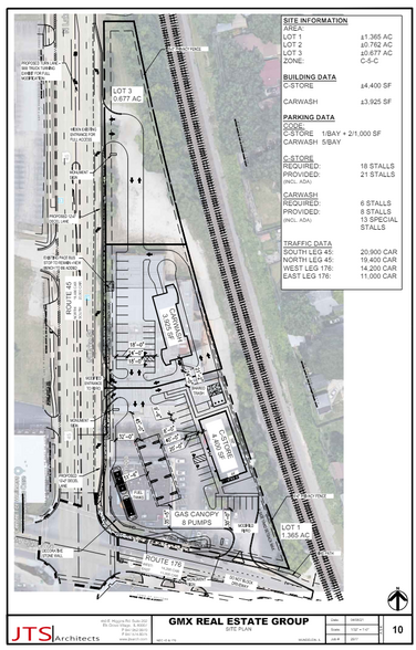 NEC Maple Ave, Mundelein, IL for lease - Site Plan - Image 1 of 2