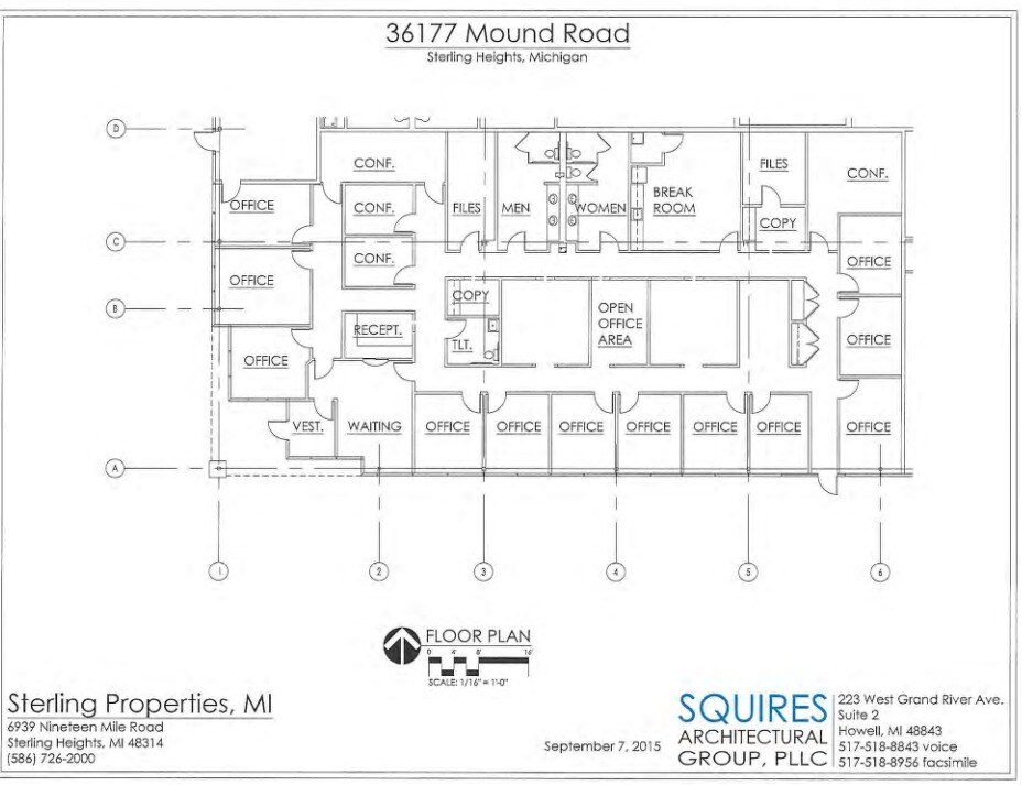 36155-36199 Mound Rd, Sterling Heights, MI for lease Floor Plan- Image 1 of 1