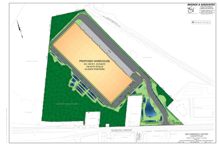 198 Commerce Ctr, Laurel, MD for lease - Site Plan - Image 2 of 2