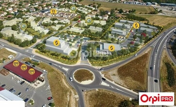 Chatuzange-le-Goubet - AERIAL map view