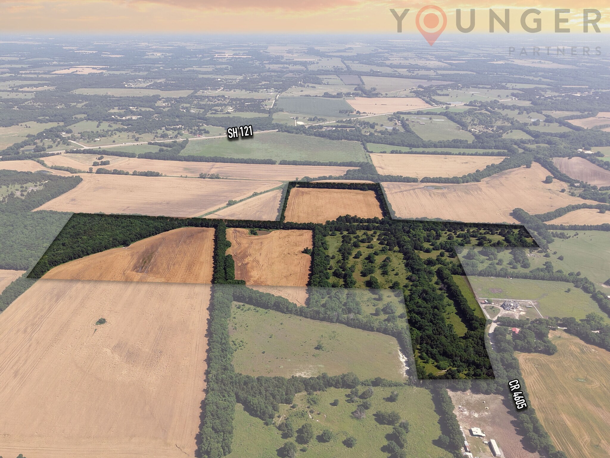 799 Co 4605 rd, Trenton, TX for sale Aerial- Image 1 of 1