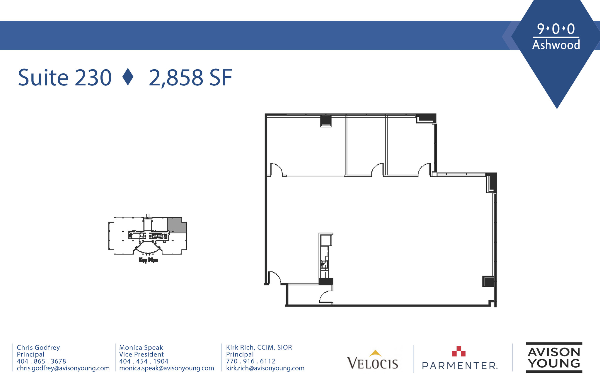 900 Ashwood Pky, Atlanta, GA for lease Floor Plan- Image 1 of 1