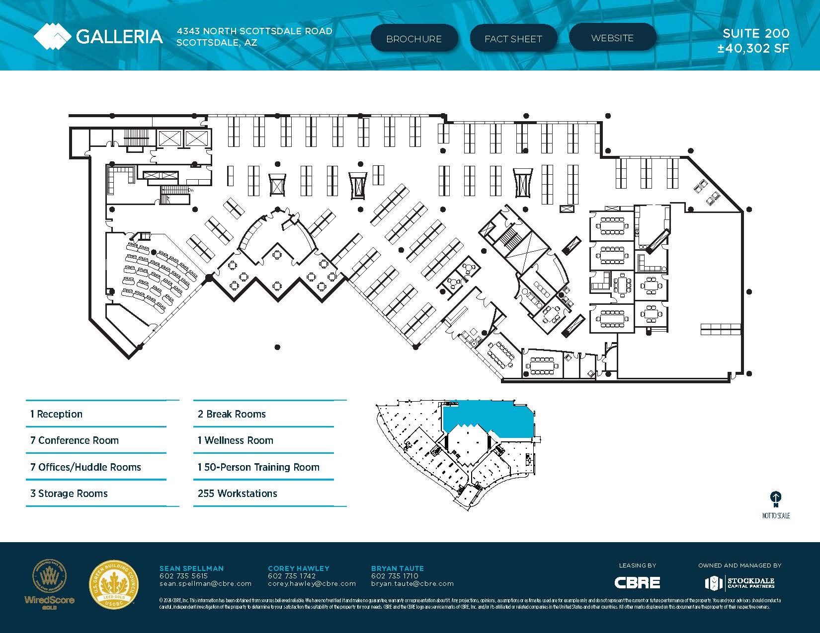 4343 N Scottsdale Rd, Scottsdale, AZ for lease Floor Plan- Image 1 of 1