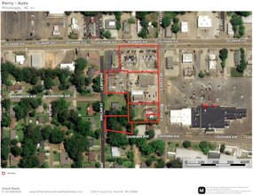 1300 Delaware Ave, Mccomb, MS - AERIAL  map view